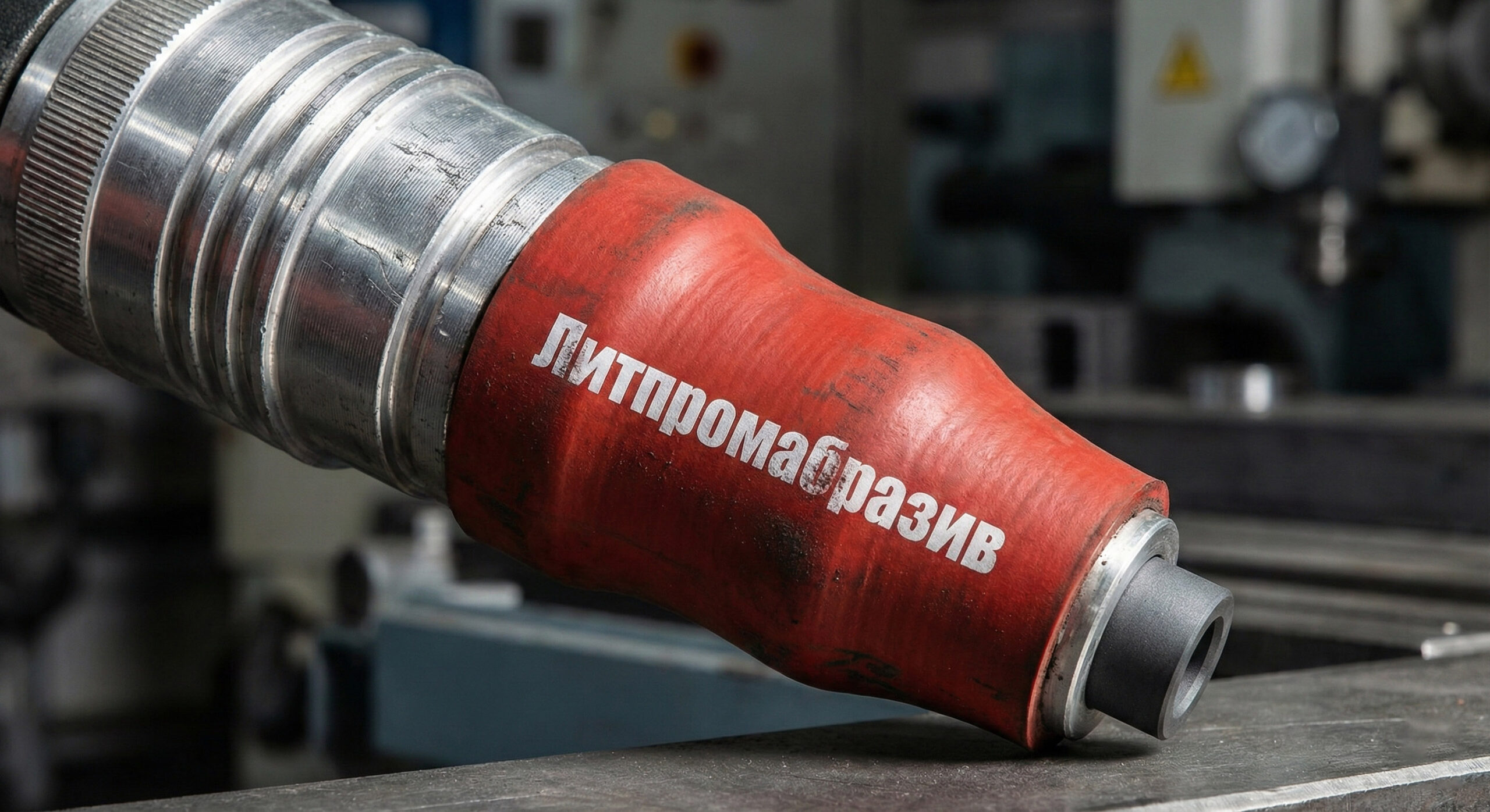 Пескоструйное сопло с износостойкой вставкой из карбида бора B₄C